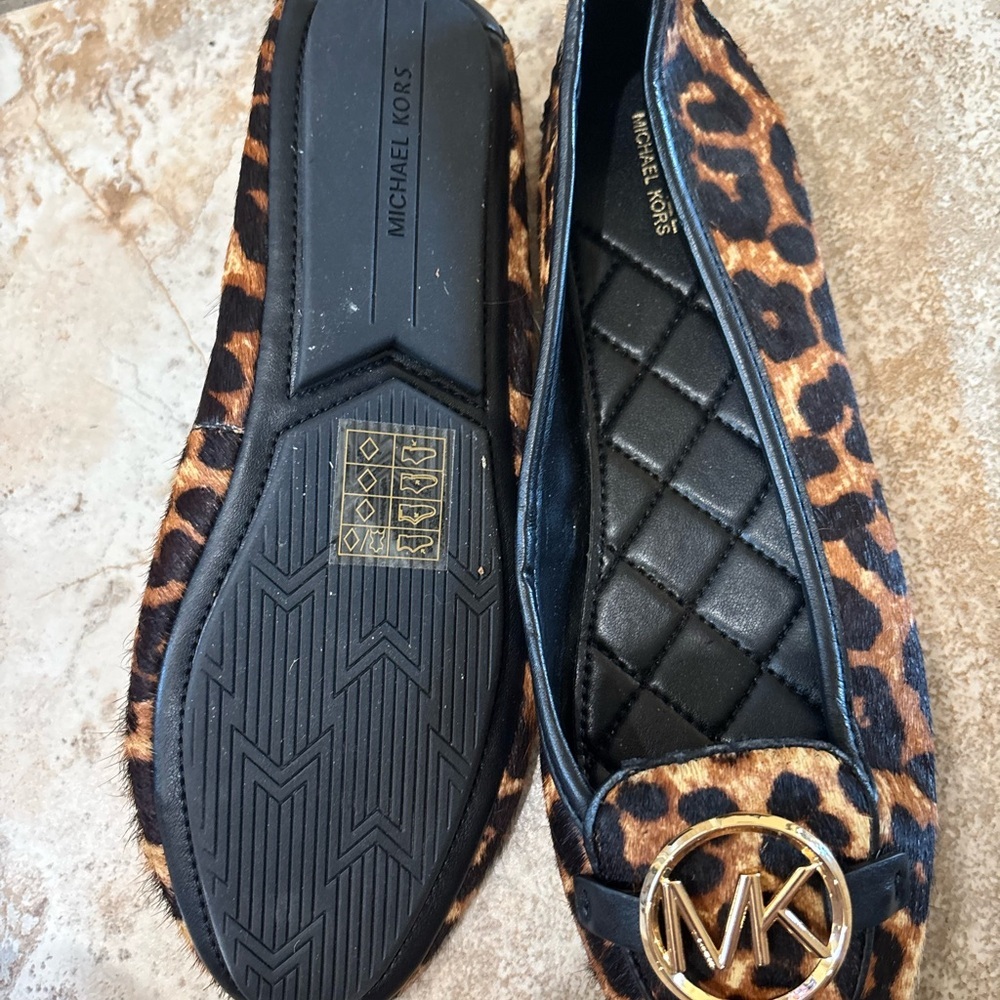 Michael Kors vintage Leopard Print Ballet Flat calf hair - Picture 3 of 6